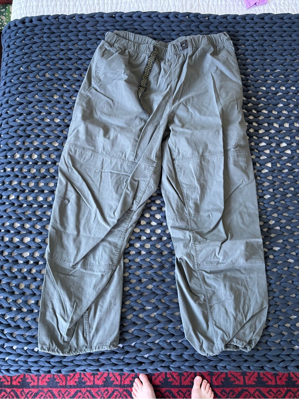 Mountain Hardwear Womens Grey Pants with Drawcord